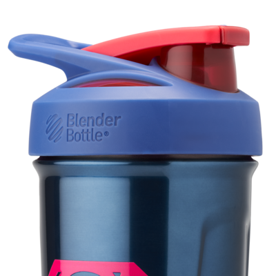 Red & Blue Superman Stainless Shaker. | Color#The Man Of Steel