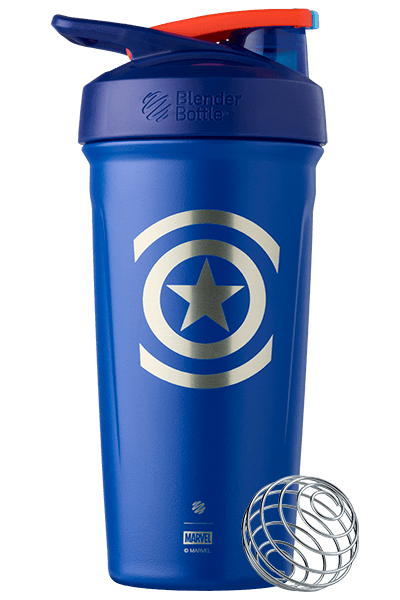 BlenderBottle - Marvel Strada Stainless Steel - Captain America | Color#Captain America